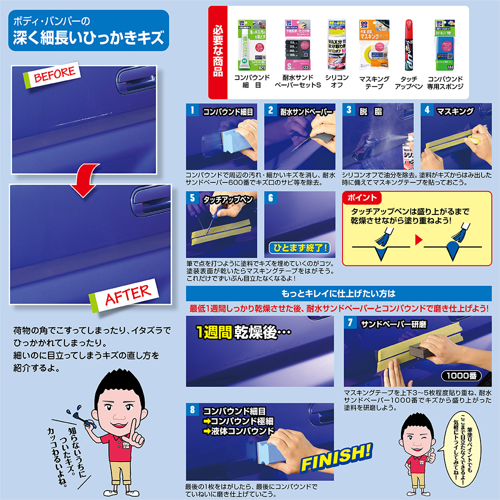ソフト99 タッチアップペン T-5(トヨタ050 スーパーホワイト)12ml